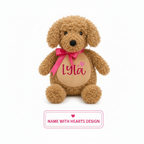 Name with Hearts Design - Square